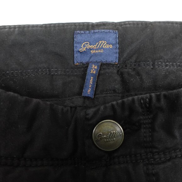 Good Man Brand Italy Stretch Jersey Pants Men's 34x34 Tight Skinny Fit - Picture 2 of 11